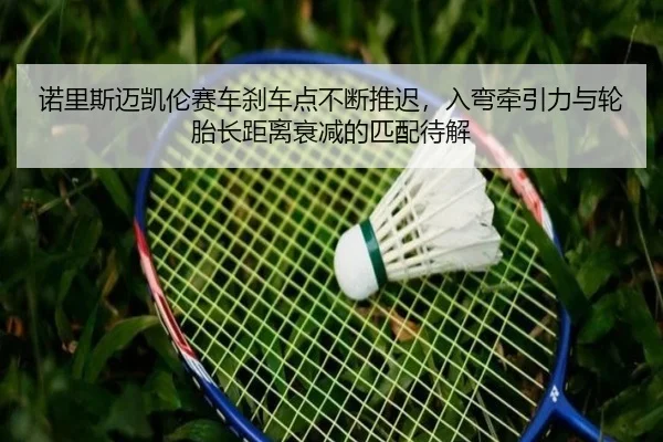 诺里斯迈凯伦赛车刹车点不断推迟，入弯牵引力与轮胎长距离衰减的匹配待解